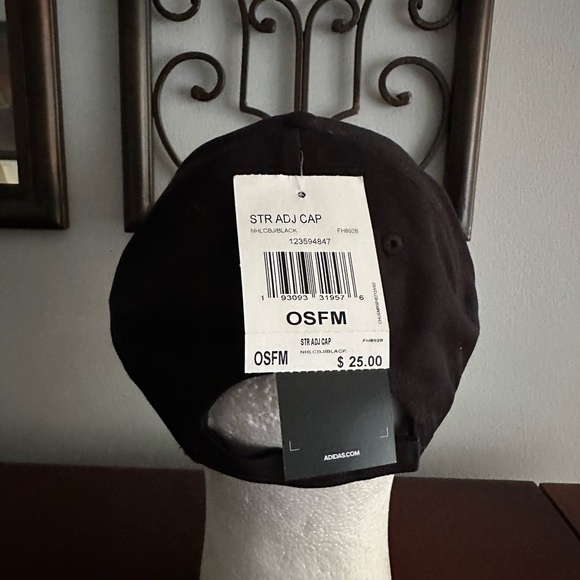 Columbus Blue Jackets adidas StrapBack Cap - OSFM - Picture 4 of 5